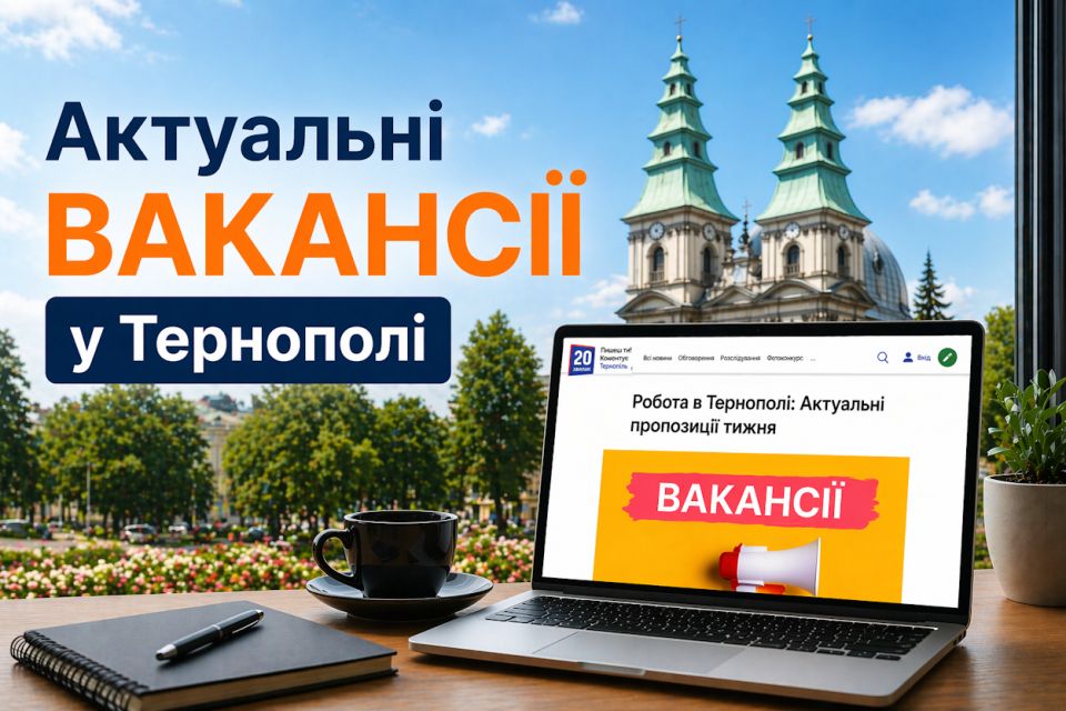 Робота Тернопіль: актуальні вакансії тижня (оновлено 27 травня)
