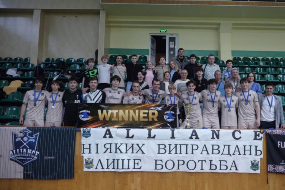 Тернопільські флорболісти виграли «золото» на турнірі Ukraine Open