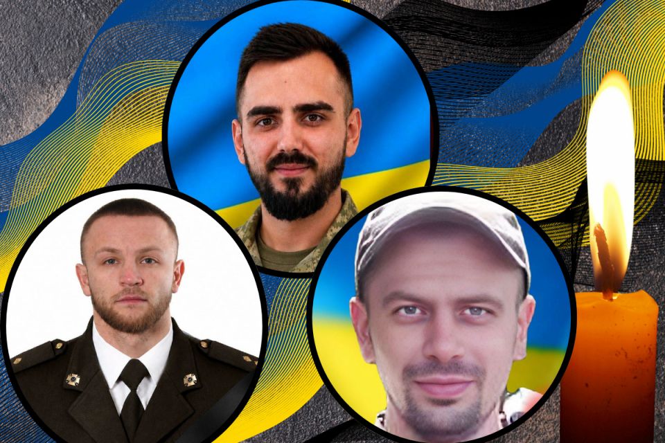 На щиті повертаються Герої з Тернопільщини Олександр Попілевич, Сергій Табаркевич та Леонід Павлюк
