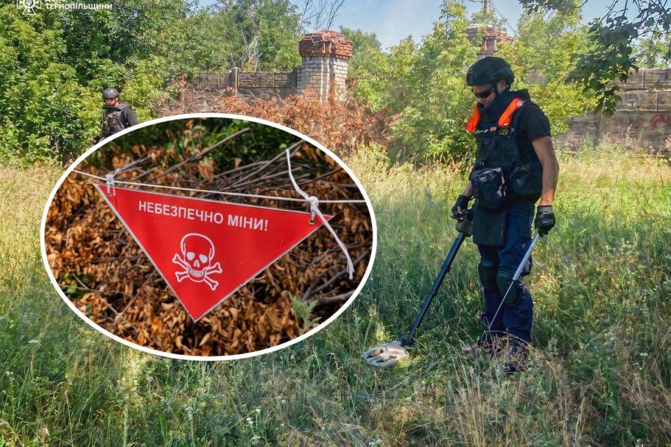 Піротехніки ДСНС Тернопільщини працюють на розмінуваннях деокупованої території Харківщини