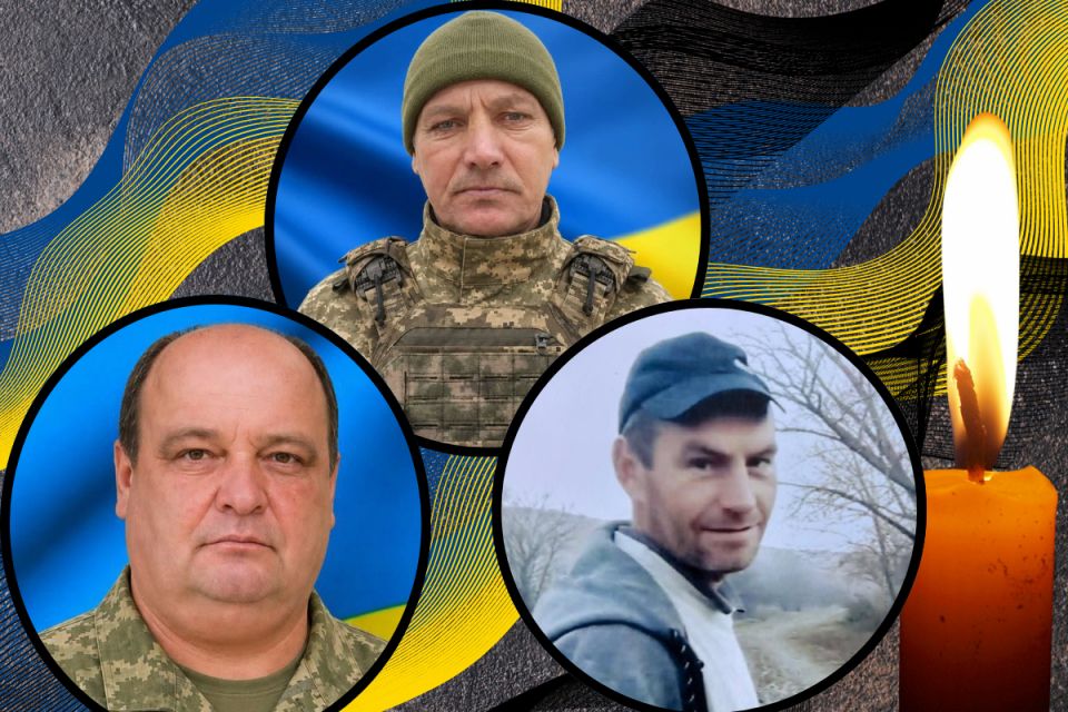 На щиті повертаються Герої з Тернопільщини Василь Романюк, Ігор Шулим та Василь Ришкевич