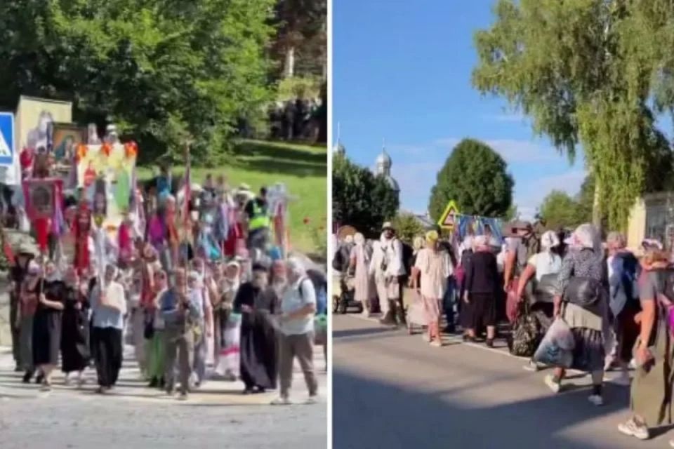 Хресна хода УПЦ (мп) вирушила з Хмельниччини до Почаївської лаври