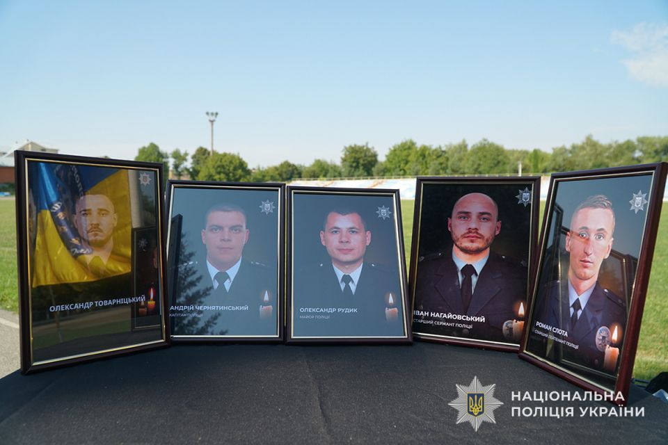 У Борщеві провели футбольний турнір у пам'ять про загиблих поліцейських