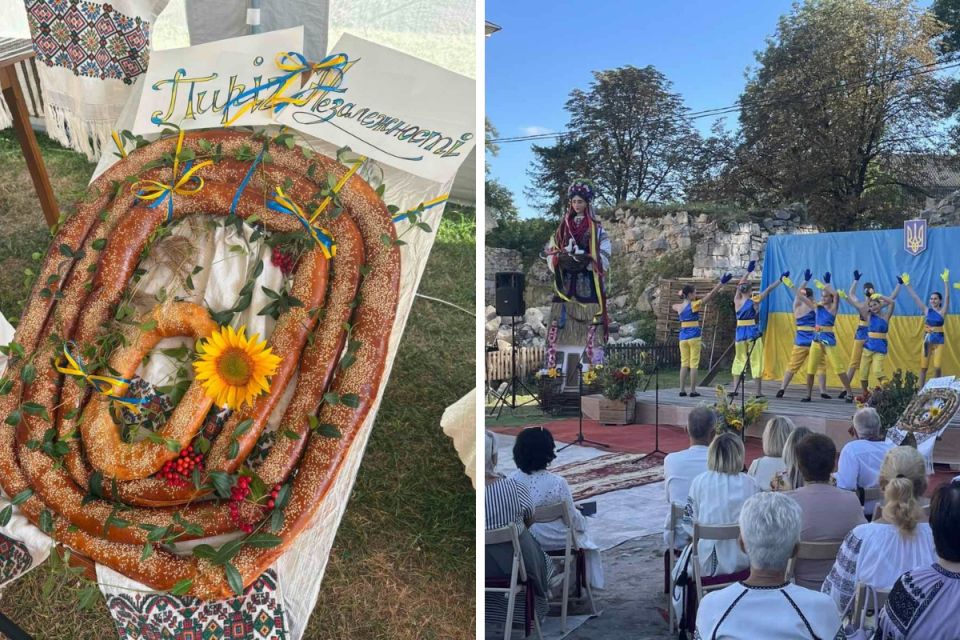 У Бережанах спекли великого бублика на конкурс «Пиріг Незалежності»