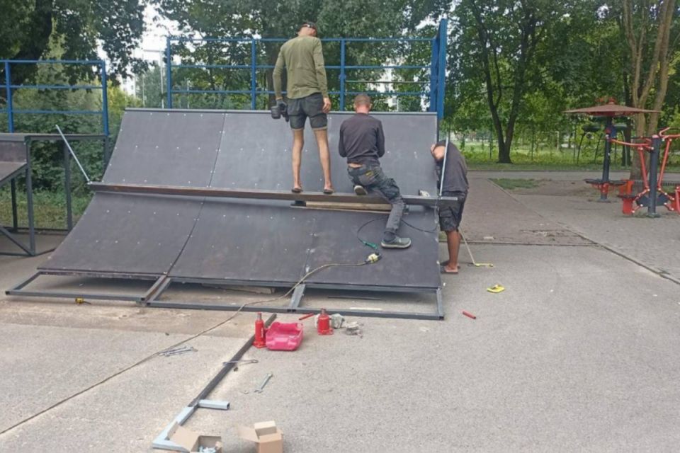 У Сопільче ремонтують скейт-парк