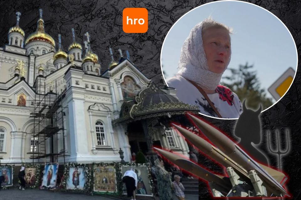 «Ракети запускає диявол, а не росія»: що журналісти почули від паломників Почаївської лаври