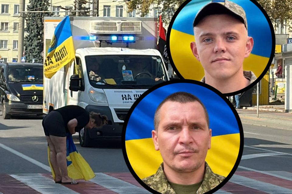 Тернопіль зустрів траурні кортежі з двома полеглими захисниками