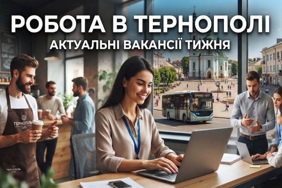 Вакансії тижня в Тернополі: кого шукають роботодавці (оновлено 7 жовтня)
