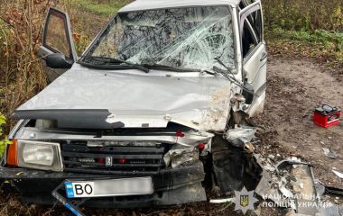 В аварії неподалік Теребовлі постраждали троє людей