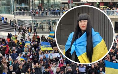 Тернополянка виконала Гімн України на головній площі столиці Швеції
