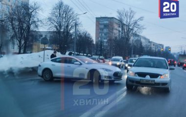 На Протасевича через аварію утворився затор