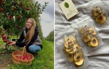 Бізнес із присмаком дитинства: переселенка з Ірпеня розповіла про відкриття виробництва яблучних чипсів у Збаражі