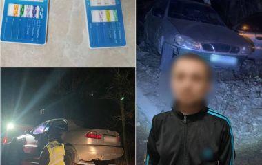 У Тернополі водій «під наркотиками» втікав від патрульних: його авто протаранило службовий автомобіль