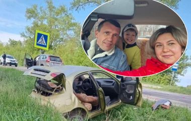 В аварії постраждало подружжя з 9-річним сином. Родичі розповіли про їхній стан і версію подій