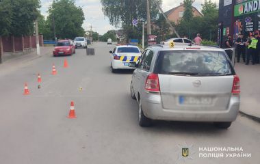У Вишнівці водійка наїхала на двох дітей: 5-річного хлопчика доправили до лікарні