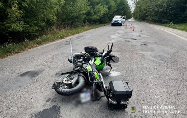 У аваріях на Тернопільщині травмувалися мотоцикліст та пішохід