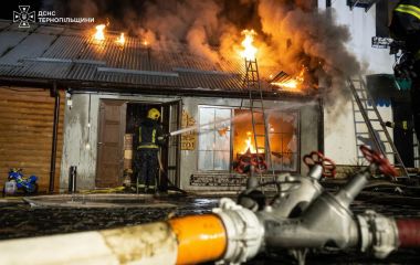 Горіла сауна у Великій Березовиці