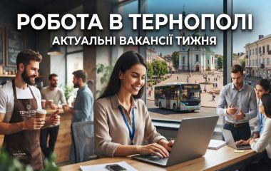 Вакансії тижня в Тернополі: кого шукають роботодавці (оновлено 7 жовтня)