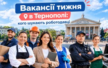 Вакансії тижня в Тернополі: кого шукають роботодавці (оновлено 14 жовтня)