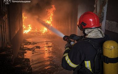 На Лановеччині горів житловий будинок