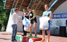 Першим до фінішу "Рухаємо Тернопіль" добіг Руслан Даньків. Він отримав 5000 грн