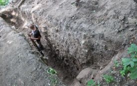 Під час розкопок у Тернополі знайшли гудзик від американської шинелі