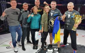 Микола Гринчук відправив у глибокий нокаут польського бійця