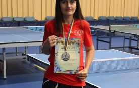 Тернополянка стала призеркою чемпіонату України з настільного тенісу