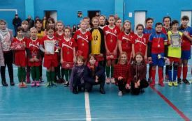 У чемпіонаті області з футзалу серед дівчат тріумфували "Чемпіонки"