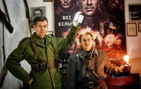 У Копичинцях знімають фільм про повстанців: сценарій писали у бункері, костюми шили вночі