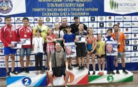 Борці вільного стилю отримали п'ять нагород під час Міжнародного меморіалу