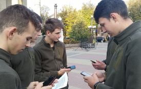 Що за змаг влаштували студенти на Театральному майдані та куди їх водили