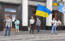 «Ні трудовому рабству!»: чому біля ОДА пікетували профспілки