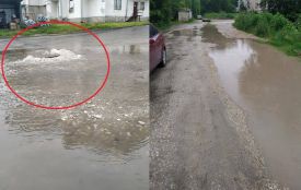 Водоспад «Капець» і «Галицьке озеро»: коли затопленим дворовим дорогам дадуть раду і хто це має зробити?