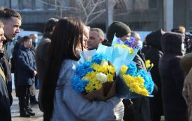 Сотні людей вшанували пам’ять загиблих під час Революції Гідності