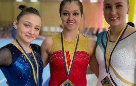 Тернополянка Анастасія Бачинська здобула два золота на чемпіонаті України зі спортивної гімнастики