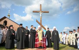 Предстоятель ПЦУ Епіфаній звершив закладення наріжного каменя під будівництво храму в селі Чистилів