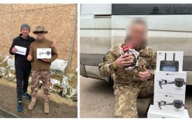 Адвокат з Тернополя збирає кошти на дрони для підрозділу друга-аеророзвідника