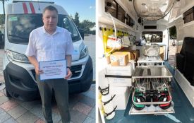Тернопільський медзаклад отримав сучасний автомобіль швидкої допомоги для новонароджених
