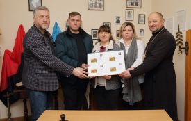 У Ягільниці погасили унікальну марку, присвячену сестрі Степана Бандери