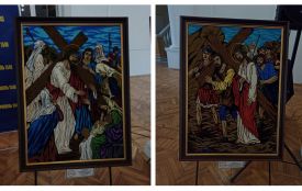 Хресну Дорогу Христа на картинах подружжя можна побачити в Тернополі