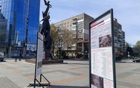 На площі Героїв Євромайдану відкрили документальну виставку