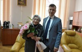 Столітній ювілей святкує ветеранка Тернопільського медичного університету Ярослава Коморовська