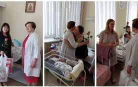 Нехай всі дітки ростуть у мирній країні: в перинатальному центрі вітали новоспечених мамусь