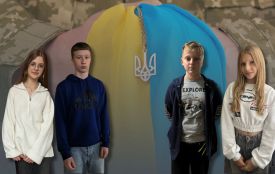Від маленьких сердець до мужніх Героїв: школярі Тернополя привітали захисників