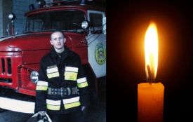 Тернопільські рятувальники вшанували пам'ять колеги, який загинув 13 років тому, рятуючи людей