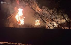 У Тернопільському районі вогонь знищив житловий будинок