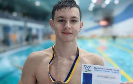 Юнак з Тернополя здобув нагороду на чемпіонаті України з плавання