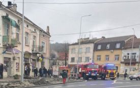 У центрі Теребовлі горять три магазини