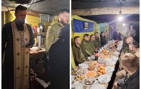 З молитвою і кутею: як наші воїни відзначили Різдво Христове